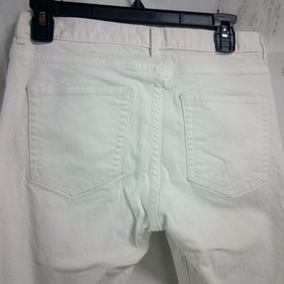 H & M Skinny Fit Women's Size 29 White Jeans 28x29 - Picture 5 of 7